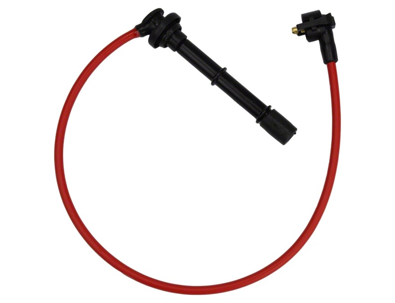 Ford Mustang Spark Plug Wire Set - Ford Racing - 9mm, Spiral-Wound, 45 Deg. Long Boot, Stainless Steel Terminals - Red - `96-`04